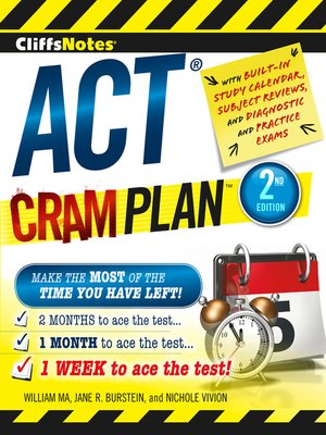 cover image of CliffsNotes ACT Cram Plan